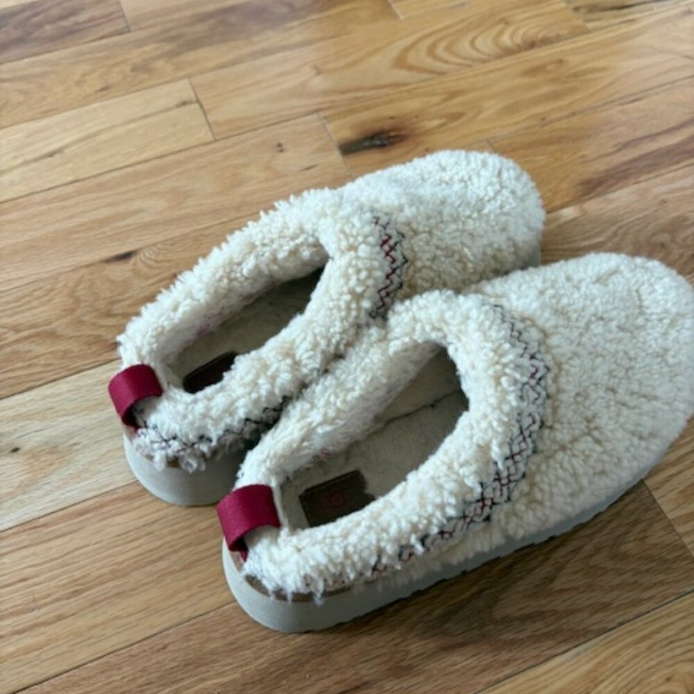 Ugg Teddy Tazz Braid Platform Slipper